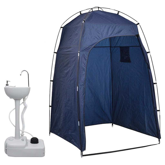 Suport portabil de camping, pentru spălat mâini, cu cort, 20 L WALTI