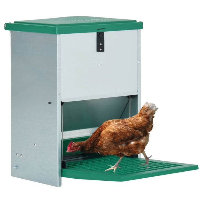 Dozator automat de hrană pentru păsări de curte cu banda 12 kg - WALTI WALTI