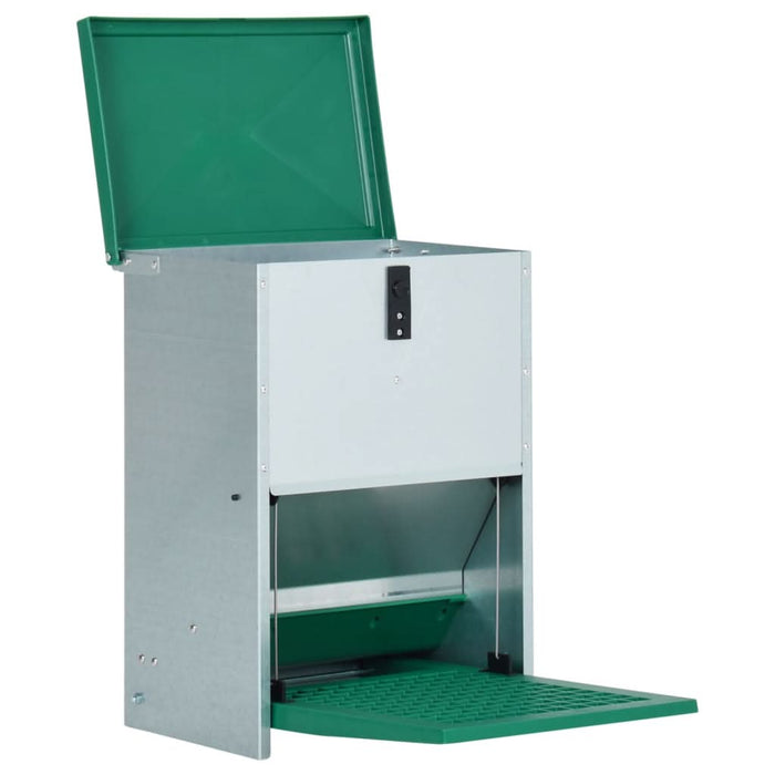 Dozator automat de hrană pentru păsări de curte cu banda 12 kg - WALTI WALTI