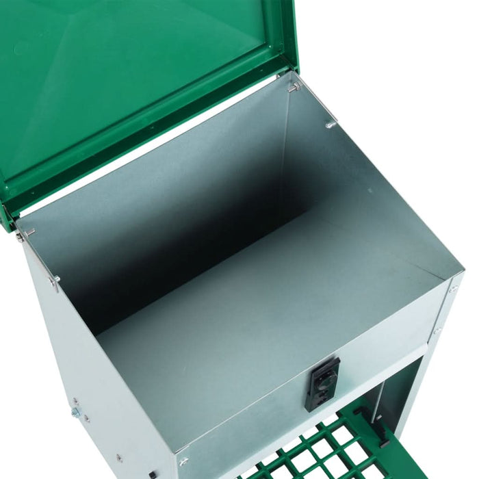Dozator automat de hrană pentru păsări de curte cu banda 12 kg - WALTI WALTI