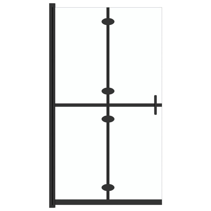 Perete de duș walk-in pliabil 90x190 cm sticlă ESG transparentă - WALTI WALTI