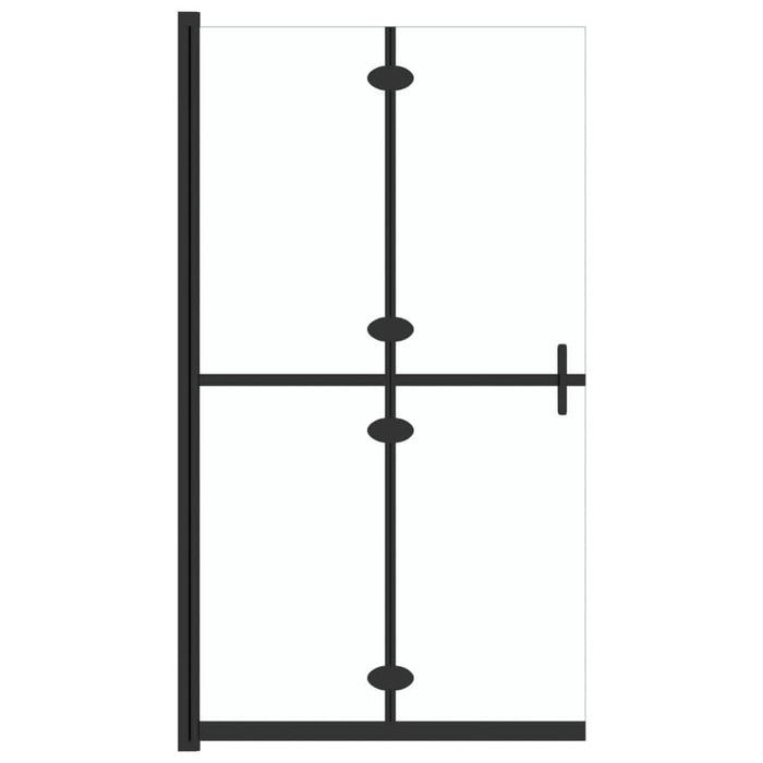 Perete de duș walk-in pliabil 100x190cm sticlă ESG transparentă - WALTI WALTI