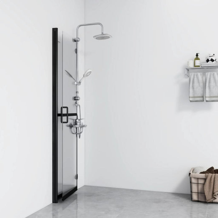 Perete de duș walk-in pliabil 100x190cm sticlă ESG transparentă - WALTI WALTI