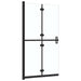 Perete de duș walk-in pliabil 100x190cm sticlă ESG transparentă - WALTI WALTI
