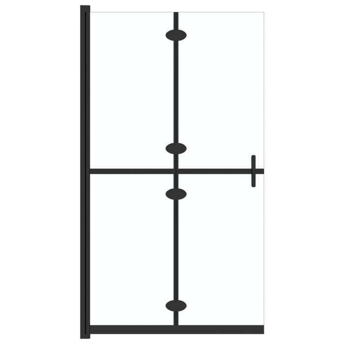 Perete de duș walk-in pliabil 110x190cm sticlă ESG transparentă - WALTI WALTI