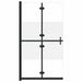 Perete duș walk-in pliabil 100x190 cm sticlă ESG jumătate mată - WALTI WALTI
