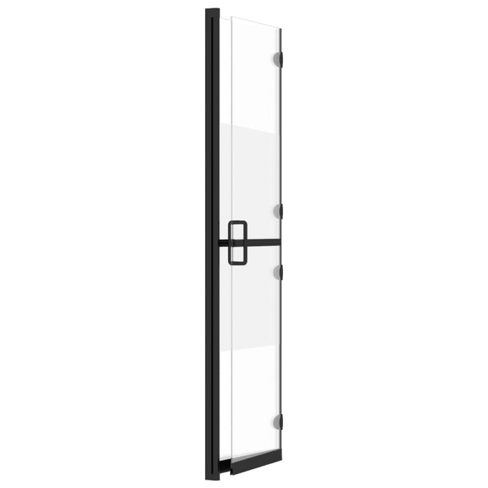 Perete duș walk-in pliabil 110x190 cm sticlă ESG jumătate mată - WALTI WALTI