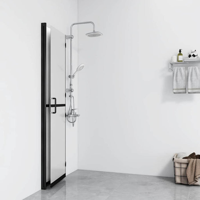 Perete de duș walk-in pliabil, 70x190 cm, sticlă ESG mată - WALTI WALTI