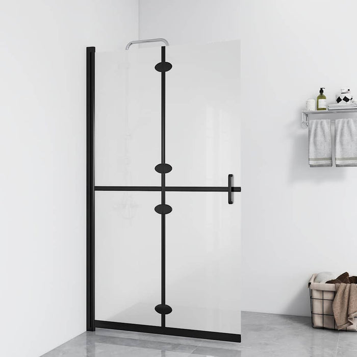 Perete de duș walk-in pliabil, 70x190 cm, sticlă ESG mată - WALTI WALTI