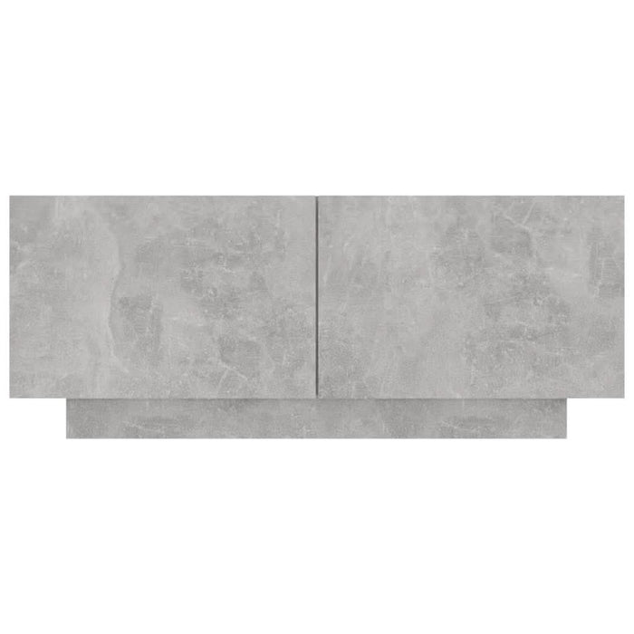 Noptieră, gri beton, 100x35x40 cm, lemn prelucrat - WALTI WALTI