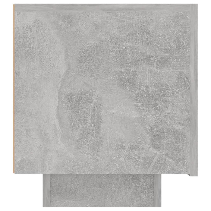 Noptieră, gri beton, 100x35x40 cm, lemn prelucrat - WALTI WALTI