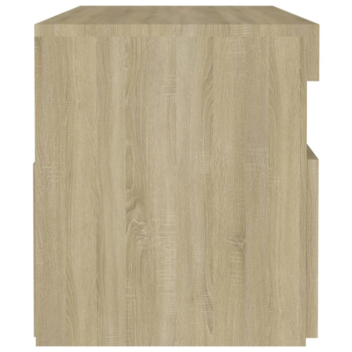 Noptieră cu lumini LED, stejar Sonoma, 60x35x40 cm - WALTI WALTI