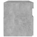 Noptieră cu lumini LED, gri beton, 60x35x40 cm - WALTI WALTI