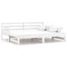 Pat extensibil de zi, alb, 2x(90x200) cm, lemn masiv de pin - WALTI WALTI