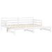 Pat extensibil de zi, alb, 2x(90x200) cm, lemn masiv de pin - WALTI WALTI