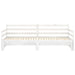 Pat extensibil de zi, alb, 2x(90x200) cm, lemn masiv de pin - WALTI WALTI