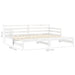 Pat extensibil de zi, alb, 2x(90x200) cm, lemn masiv de pin - WALTI WALTI