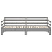 Pat extensibil de zi, gri, 2x(90x200) cm, lemn masiv de pin - WALTI WALTI