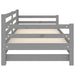 Pat extensibil de zi, gri, 2x(90x200) cm, lemn masiv de pin - WALTI WALTI