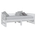 Pat extensibil de zi, alb, 2x(90x200) cm, lemn masiv de pin - WALTI WALTI