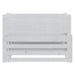 Pat extensibil de zi, alb, 2x(90x200) cm, lemn masiv de pin - WALTI WALTI