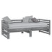 Pat extensibil de zi, gri, 2x(90x200) cm, lemn masiv de pin - WALTI WALTI