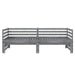 Pat extensibil de zi, gri, 2x(90x200) cm, lemn masiv de pin - WALTI WALTI
