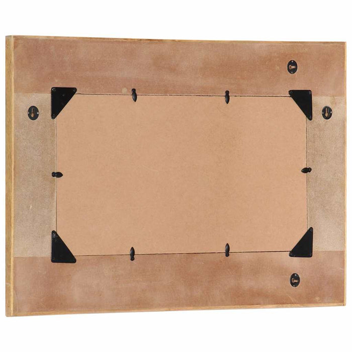 Oglindă de perete, 50 x 80 cm, lemn masiv reciclat WALTI
