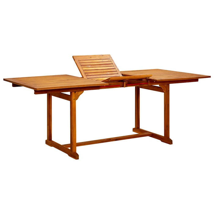 Masă de grădină, (150-200)x100x75 cm, lemn masiv de acacia - WALTI WALTI