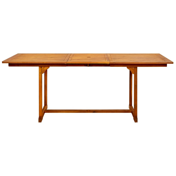 Masă de grădină, (150-200)x100x75 cm, lemn masiv de acacia - WALTI WALTI