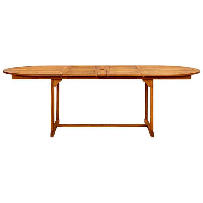 Masă de grădină, (160-240)x100x75 cm, lemn masiv de acacia - WALTI WALTI