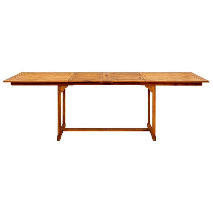 Masă de grădină, (160-240)x100x75 cm, lemn masiv de acacia - WALTI WALTI
