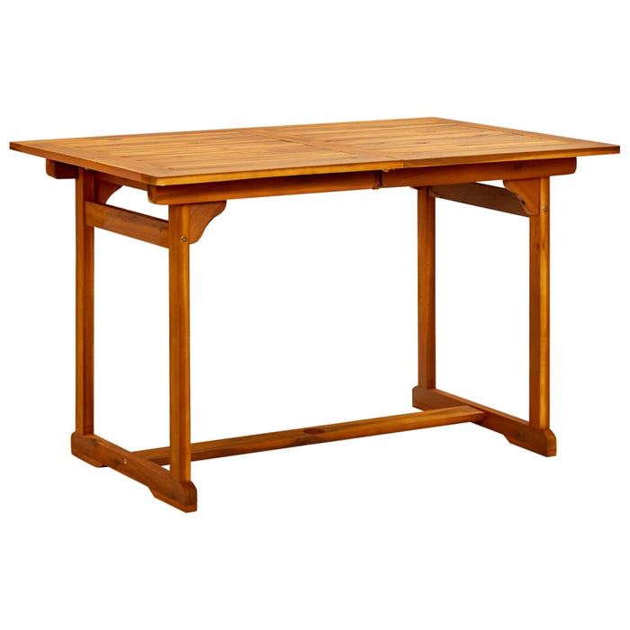 Masă de grădină, (120-170)x80x75 cm, lemn masiv de acacia - WALTI WALTI
