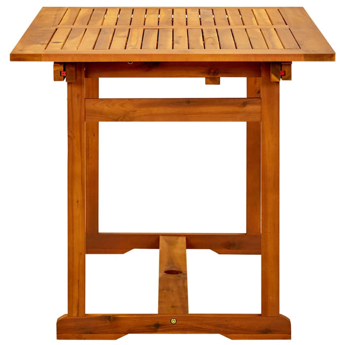 Masă de grădină, (120-170)x80x75 cm, lemn masiv de acacia - WALTI WALTI