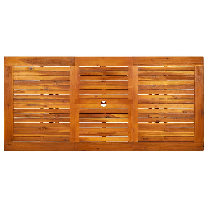 Masă de grădină, (120-170)x80x75 cm, lemn masiv de acacia - WALTI WALTI