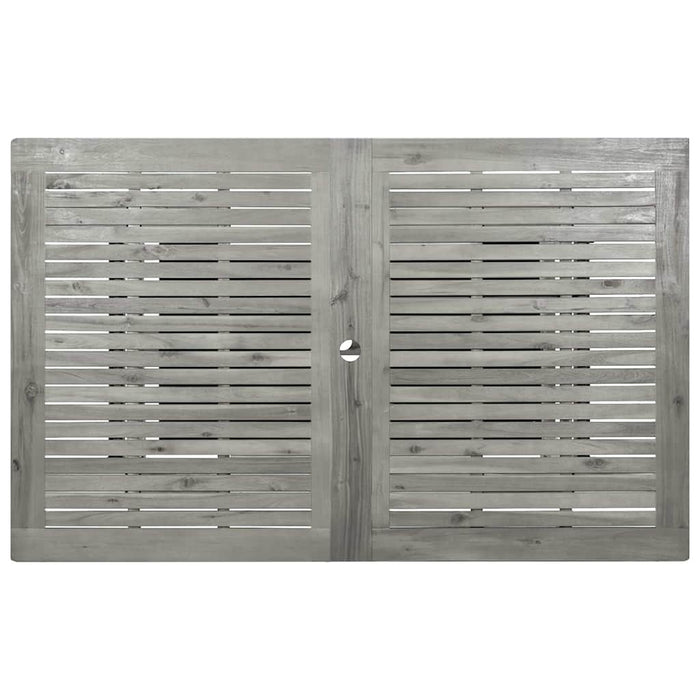 Masă de grădină, (160-240)x100x75 cm, lemn masiv de acacia - WALTI WALTI