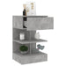 Noptiere, 2 buc., gri beton, 40x35x65 cm - WALTI WALTI