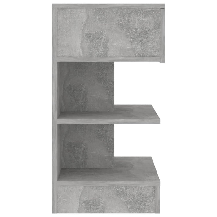 Noptiere, 2 buc., gri beton, 40x35x65 cm - WALTI WALTI