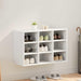 Dulap pentru pantofi Alb 77,5 x 30 x 51 cm Lemn compozit - WALTI WALTI