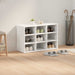 Dulap pentru pantofi Alb 77,5 x 30 x 51 cm Lemn compozit - WALTI WALTI