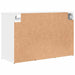 Dulap pentru pantofi Alb 77,5 x 30 x 51 cm Lemn compozit - WALTI WALTI