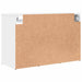 Dulap pentru pantofi Alb 77,5 x 30 x 51 cm Lemn compozit - WALTI WALTI