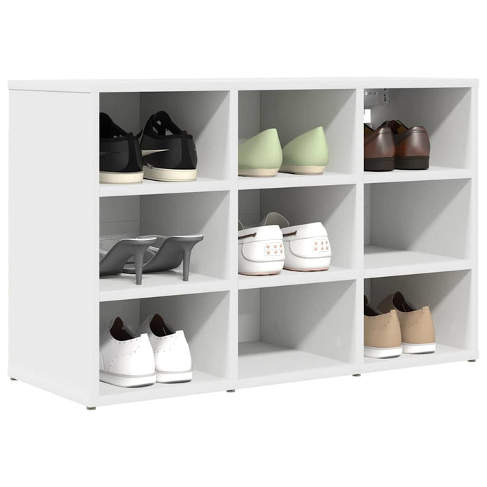 Dulap pentru pantofi Alb 77,5 x 30 x 51 cm Lemn compozit - WALTI WALTI