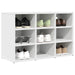 Dulap pentru pantofi Alb 77,5 x 30 x 51 cm Lemn compozit - WALTI WALTI