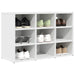 Dulap pentru pantofi Alb 77,5 x 30 x 51 cm Lemn compozit - WALTI WALTI