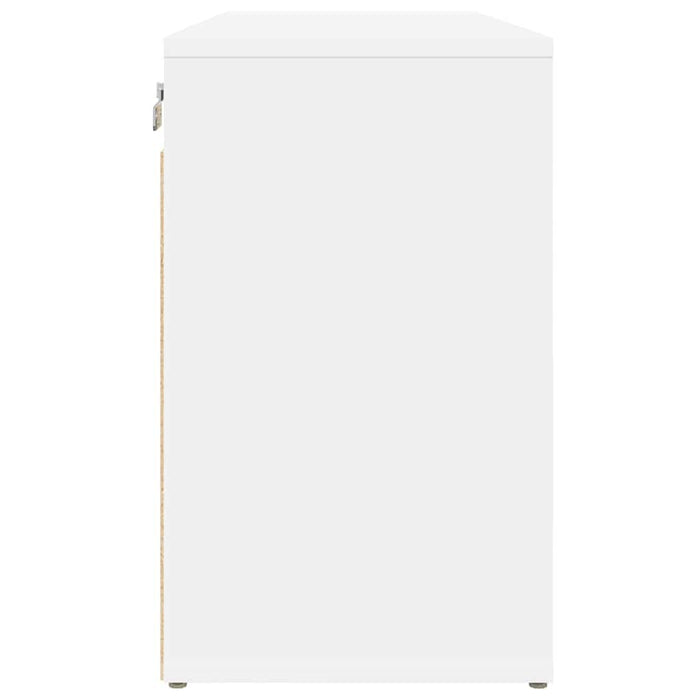 Dulap pentru pantofi Alb 77,5 x 30 x 51 cm Lemn compozit - WALTI WALTI
