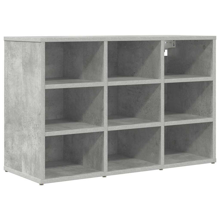 Dulap pentru pantofi Gri beton 77,5 x 30 x 51 cm Lemn compozit - WALTI WALTI