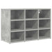 Dulap pentru pantofi Gri beton 77,5 x 30 x 51 cm Lemn compozit - WALTI WALTI