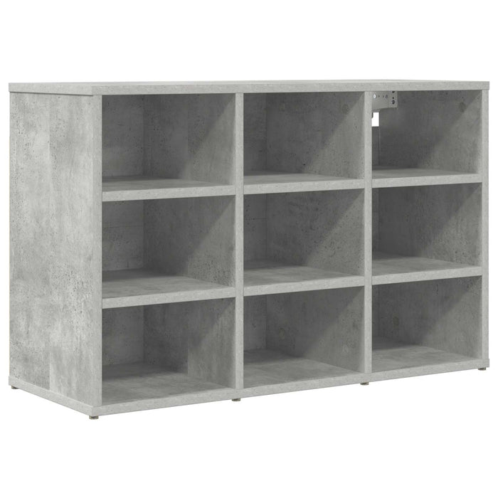 Dulap pentru pantofi Gri beton 77,5 x 30 x 51 cm Lemn compozit - WALTI WALTI