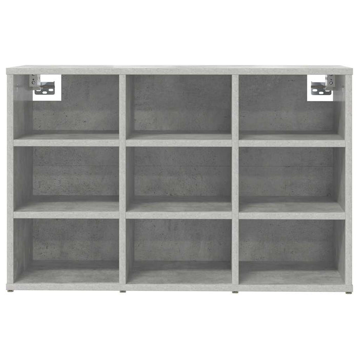 Dulap pentru pantofi Gri beton 77,5 x 30 x 51 cm Lemn compozit - WALTI WALTI